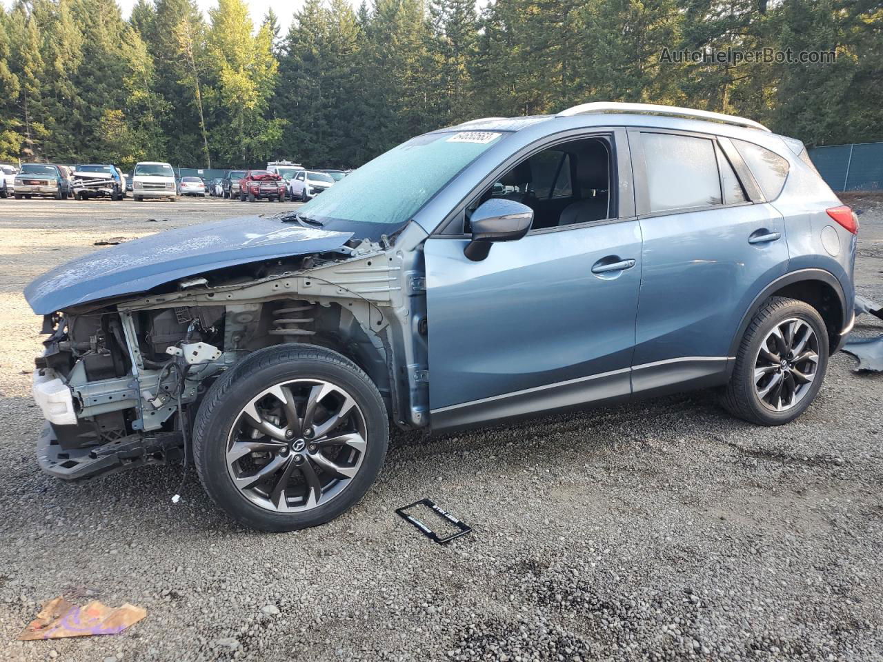 2016 Mazda Cx-5 Gt Blue vin: JM3KE4DY1G0774891