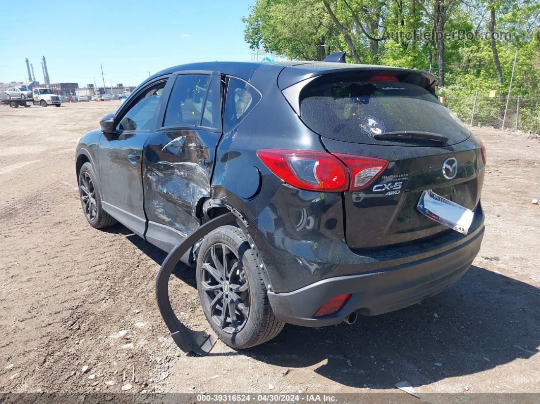 2015 Mazda Cx-5 Grand Touring Dark Blue vin: JM3KE4DY2F0524400