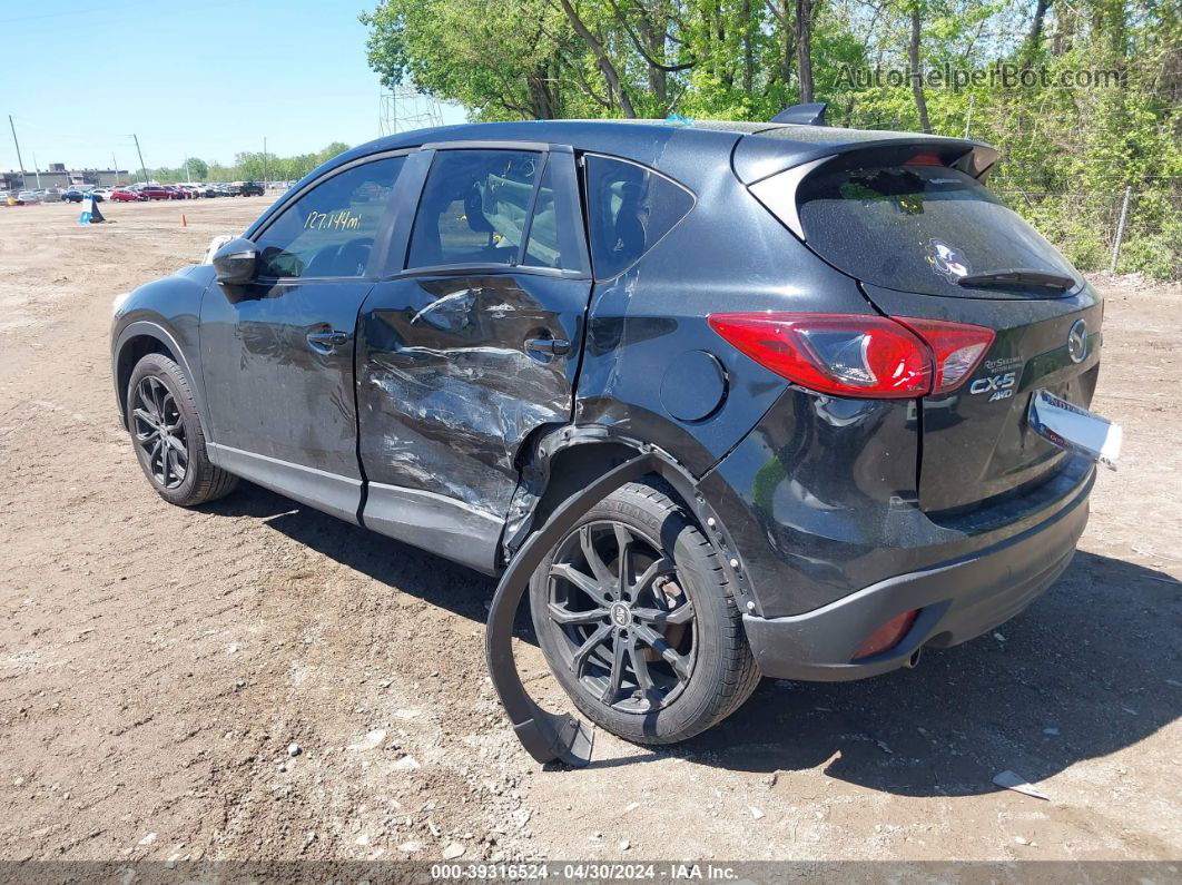 2015 Mazda Cx-5 Grand Touring Dark Blue vin: JM3KE4DY2F0524400