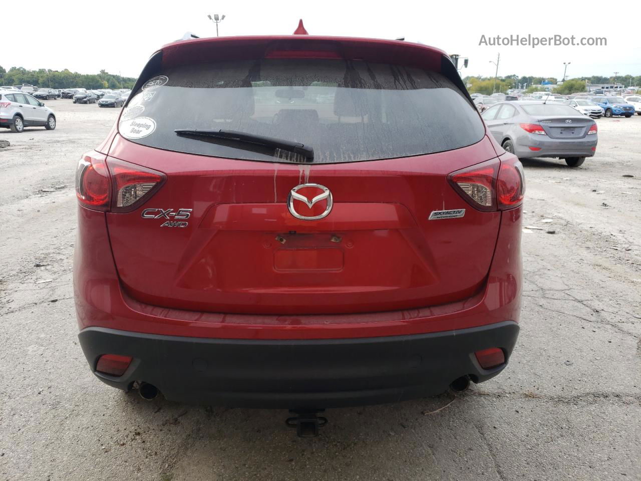 2016 Mazda Cx-5 Gt Red vin: JM3KE4DY3G0879318