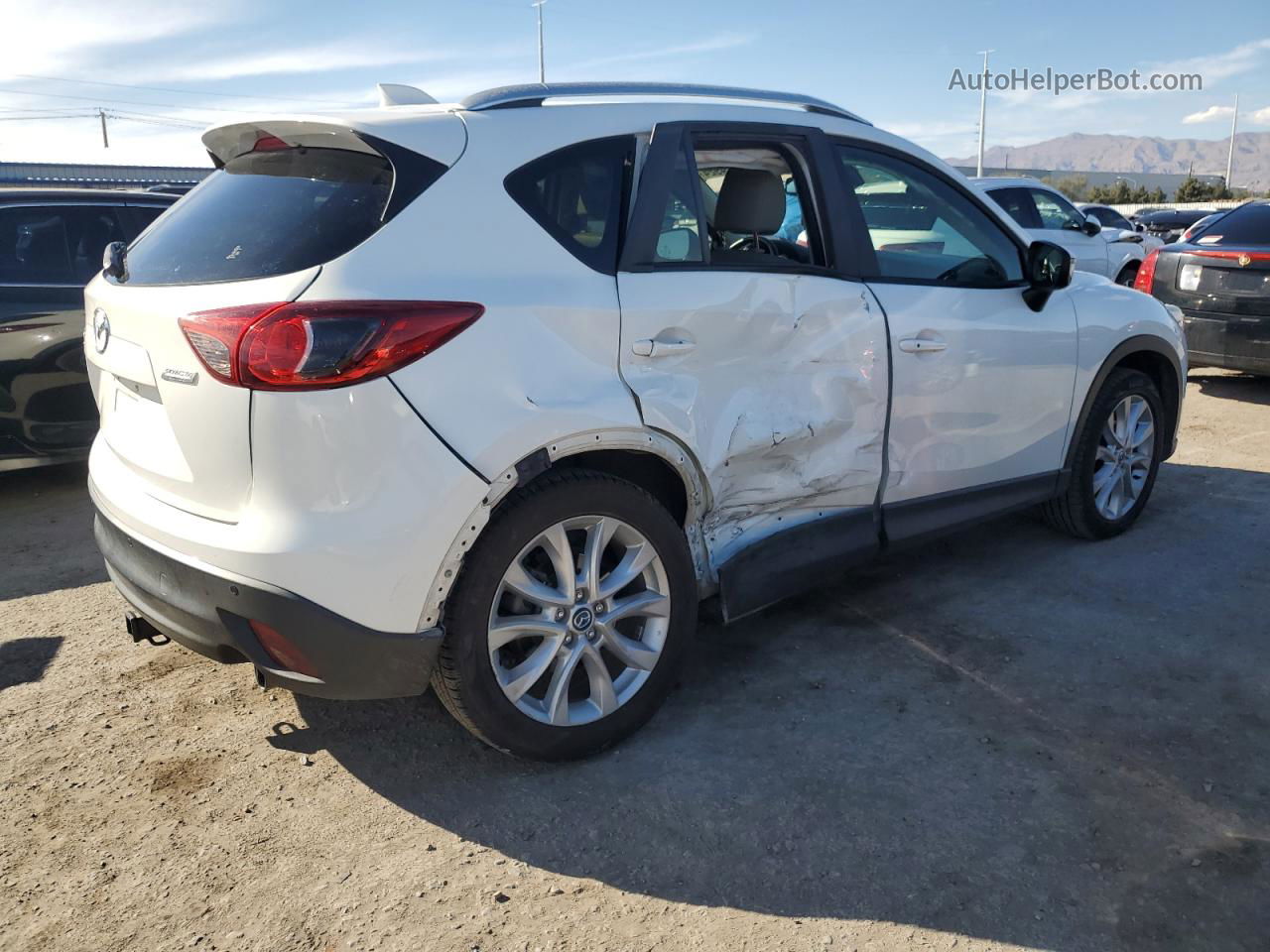 2015 Mazda Cx-5 Gt White vin: JM3KE4DY4F0517707