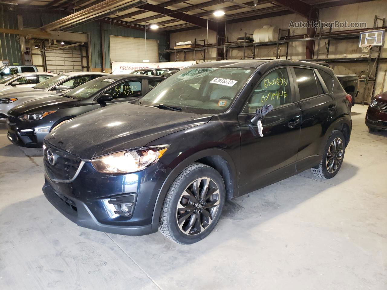 2016 Mazda Cx-5 Gt Синий vin: JM3KE4DY4G0743473