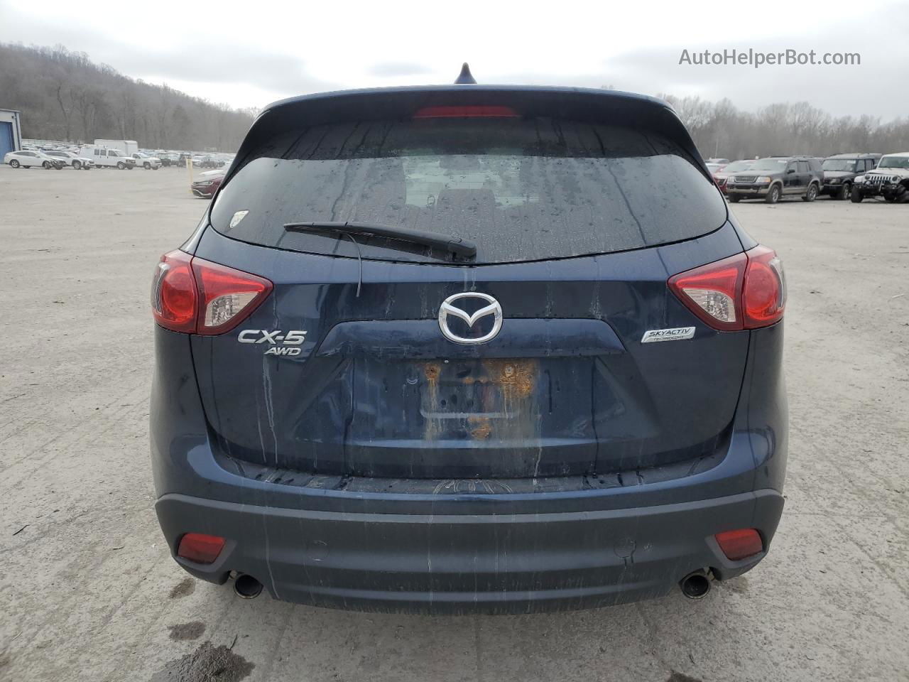 2015 Mazda Cx-5 Gt Синий vin: JM3KE4DY5F0446694