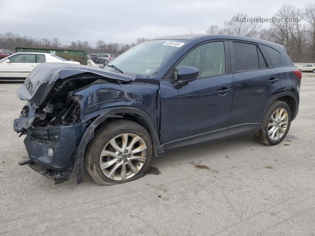 2015 Mazda Cx-5 Gt Синий vin: JM3KE4DY5F0446694