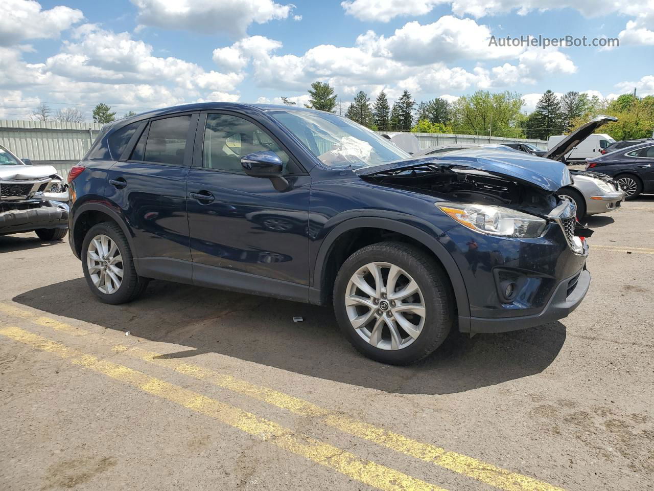 2015 Mazda Cx-5 Gt Blue vin: JM3KE4DY5F0481459