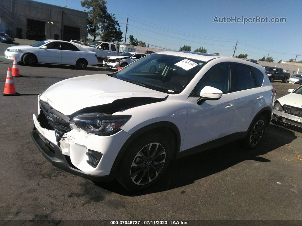 2016 Mazda Cx-5 Grand Touring White vin: JM3KE4DY5G0707890