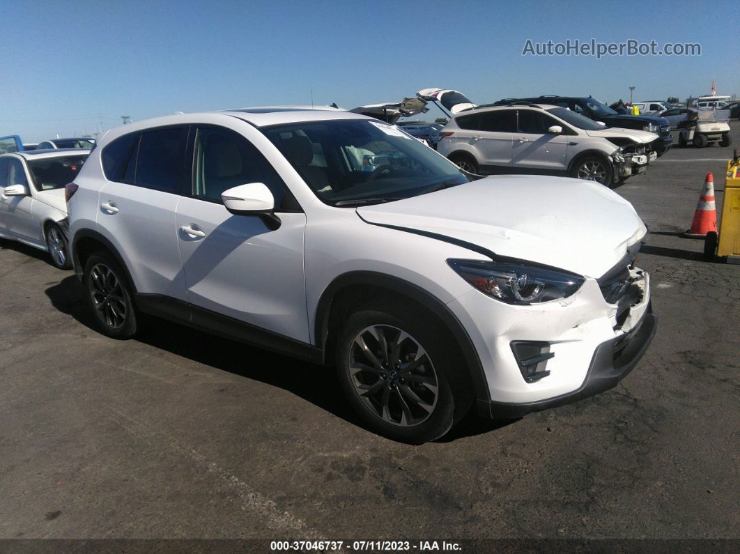 2016 Mazda Cx-5 Grand Touring White vin: JM3KE4DY5G0707890