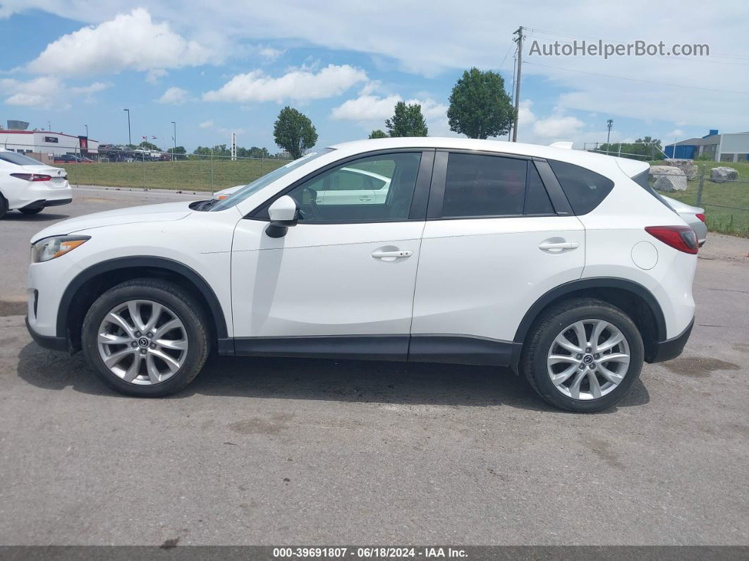 2015 Mazda Cx-5 Grand Touring White vin: JM3KE4DY6F0444629