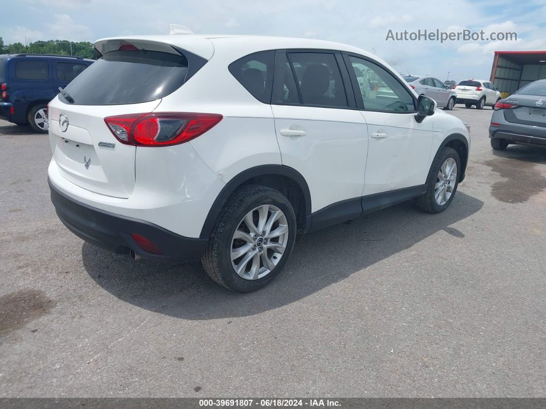 2015 Mazda Cx-5 Grand Touring White vin: JM3KE4DY6F0444629