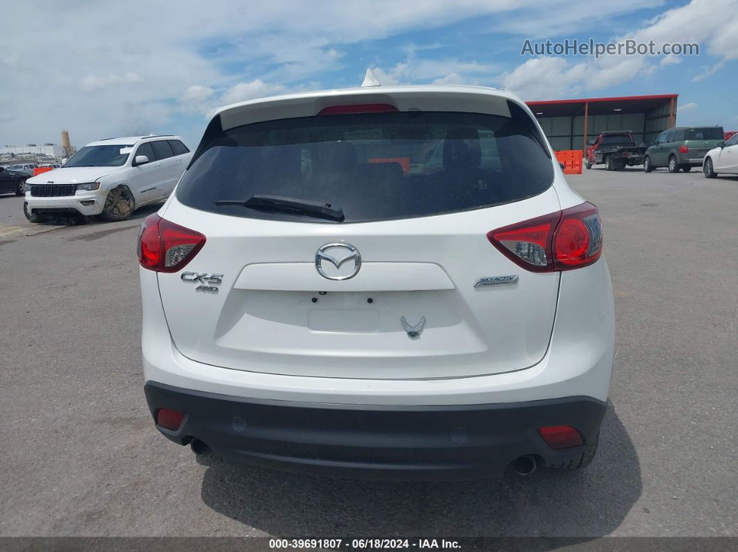 2015 Mazda Cx-5 Grand Touring White vin: JM3KE4DY6F0444629