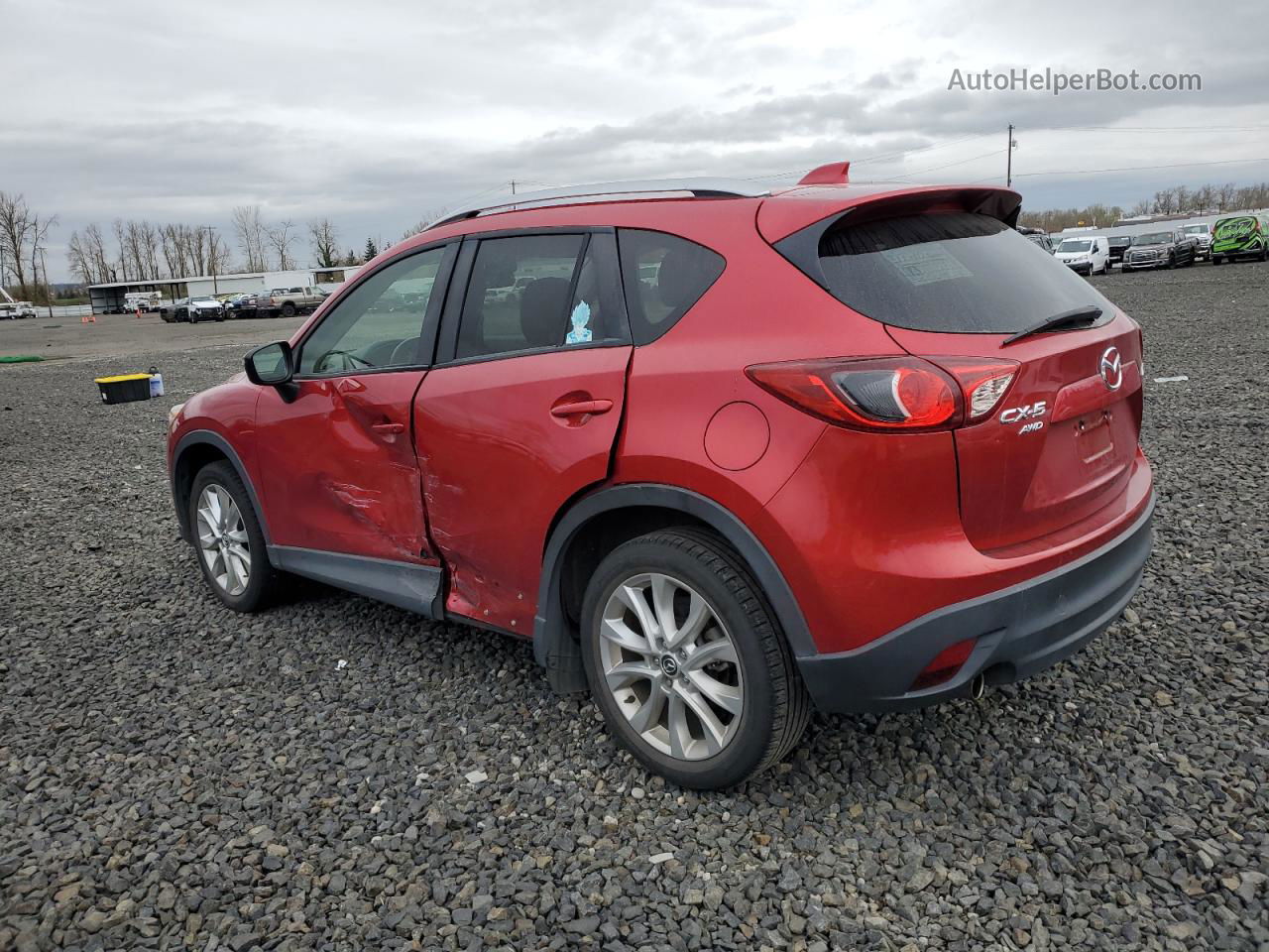 2015 Mazda Cx-5 Gt Burgundy vin: JM3KE4DY7F0504773