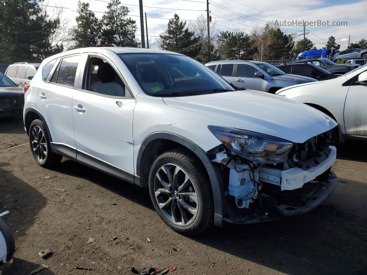 2016 Mazda Cx-5 Gt White vin: JM3KE4DY7G0920842