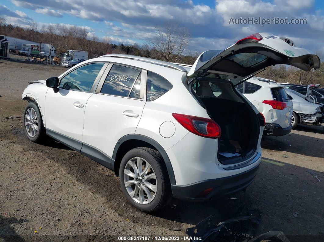 2015 Mazda Cx-5 Grand Touring White vin: JM3KE4DY8F0481259