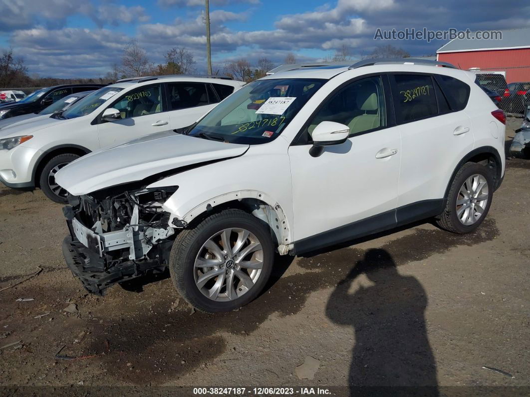 2015 Mazda Cx-5 Grand Touring White vin: JM3KE4DY8F0481259