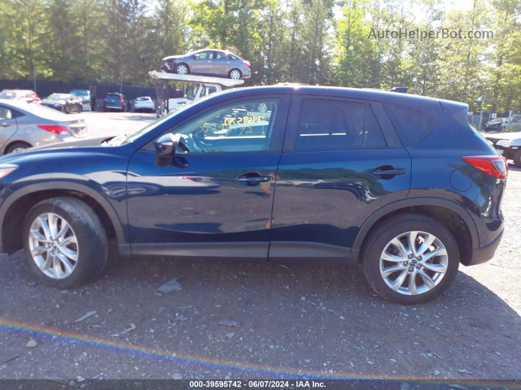 2015 Mazda Cx-5 Grand Touring Dark Blue vin: JM3KE4DY8F0490348