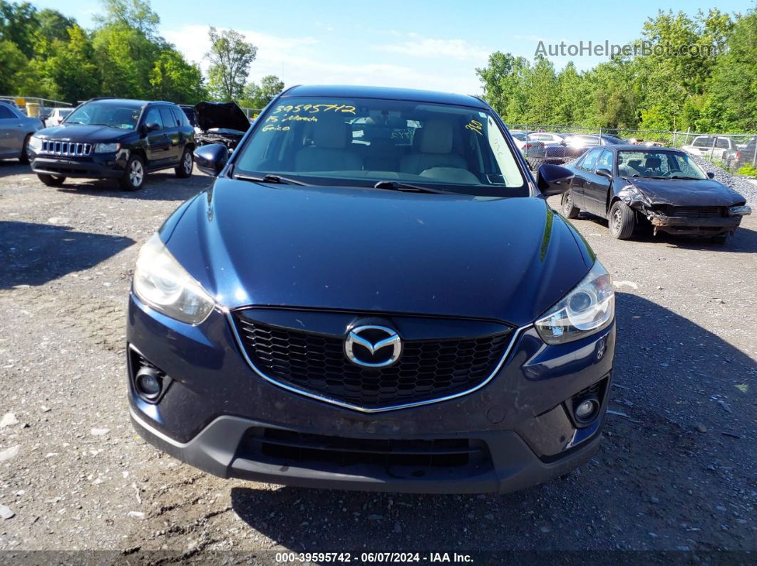 2015 Mazda Cx-5 Grand Touring Dark Blue vin: JM3KE4DY8F0490348