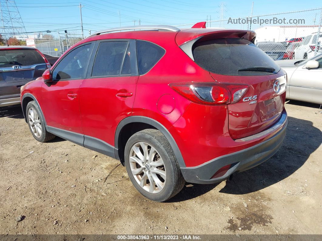 2015 Mazda Cx-5 Grand Touring Red vin: JM3KE4DY9F0446343