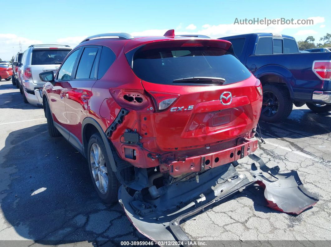 2015 Mazda Cx-5 Grand Touring Red vin: JM3KE4DY9F0505066