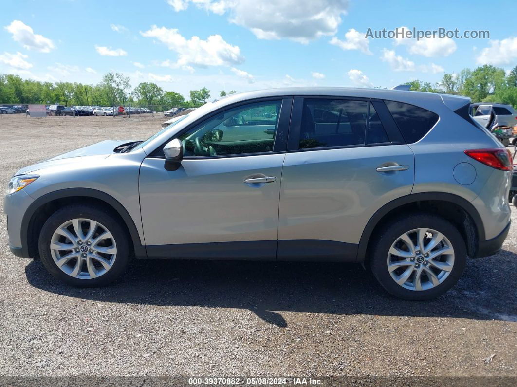 2015 Mazda Cx-5 Grand Touring Silver vin: JM3KE4DY9F0526967