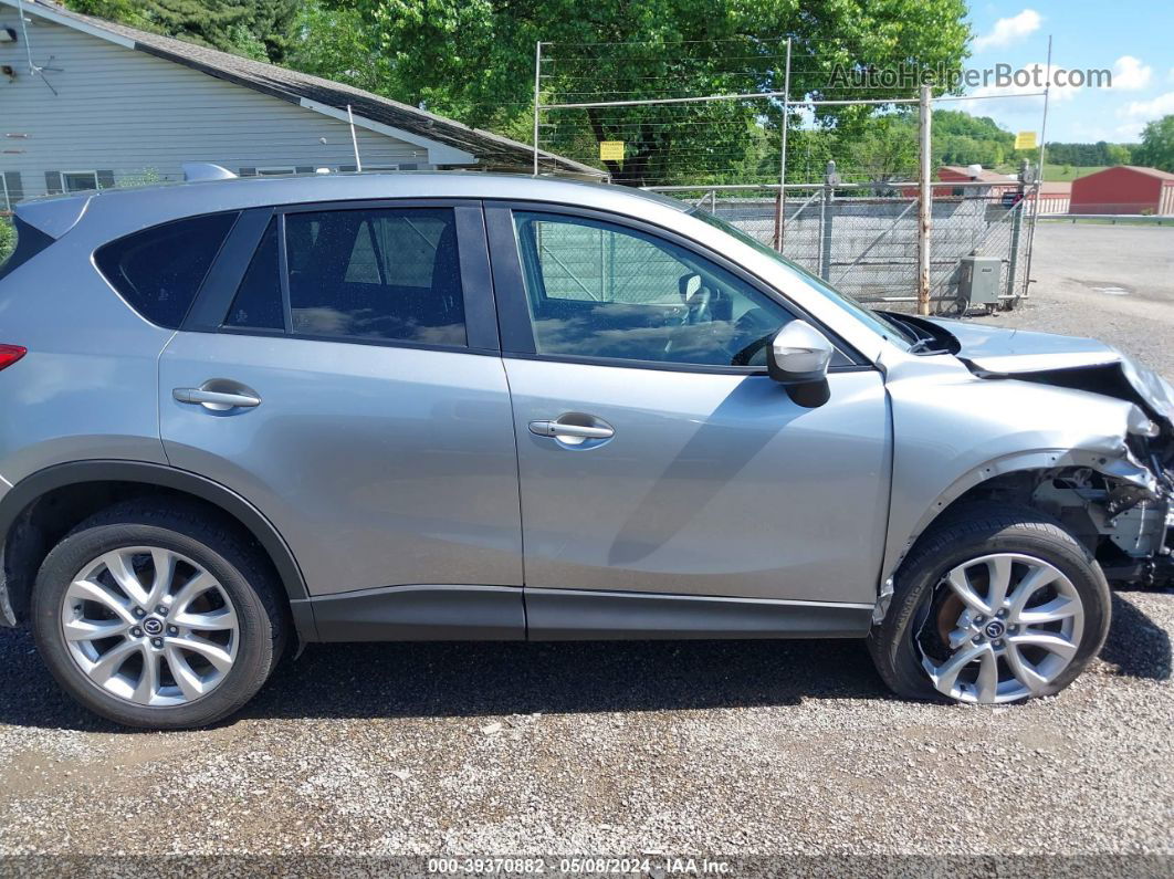 2015 Mazda Cx-5 Grand Touring Silver vin: JM3KE4DY9F0526967