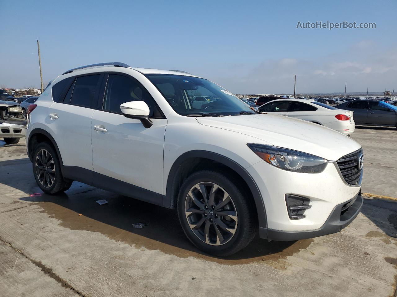 2016 Mazda Cx-5 Gt White vin: JM3KE4DY9G0673419