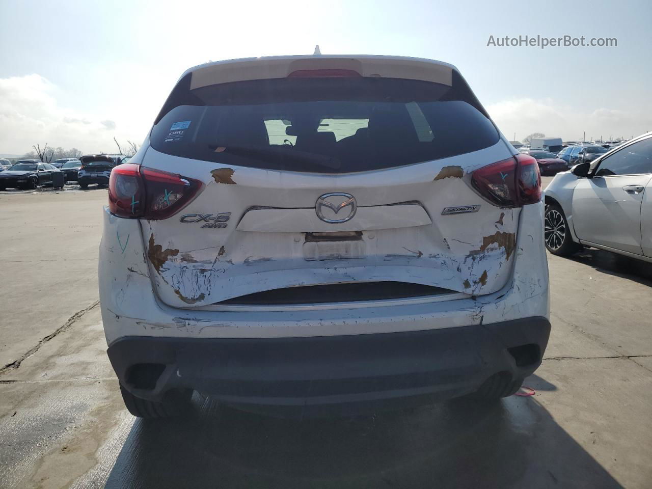 2016 Mazda Cx-5 Gt White vin: JM3KE4DY9G0673419