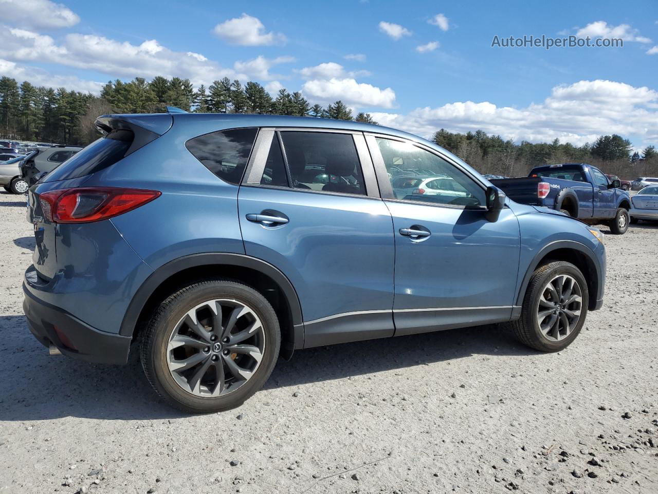 2016 Mazda Cx-5 Gt Синий vin: JM3KE4DY9G0673730