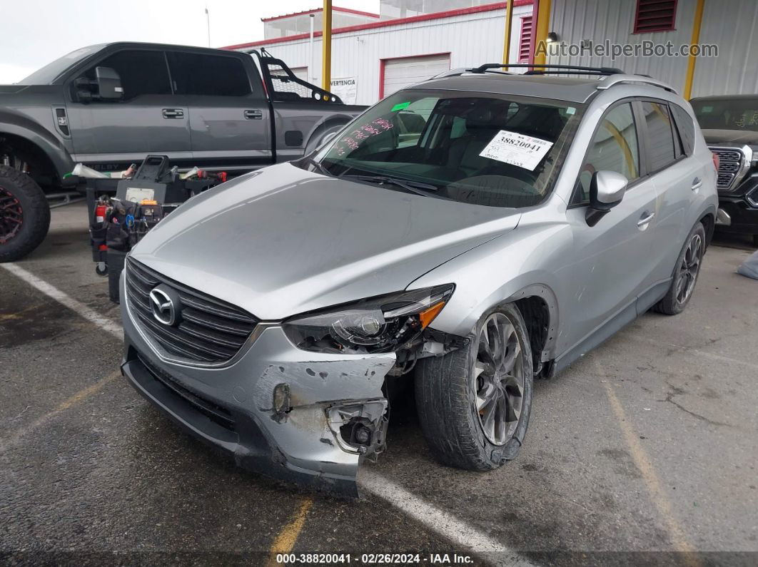 2016 Mazda Cx-5 Grand Touring Silver vin: JM3KE4DY9G0674280