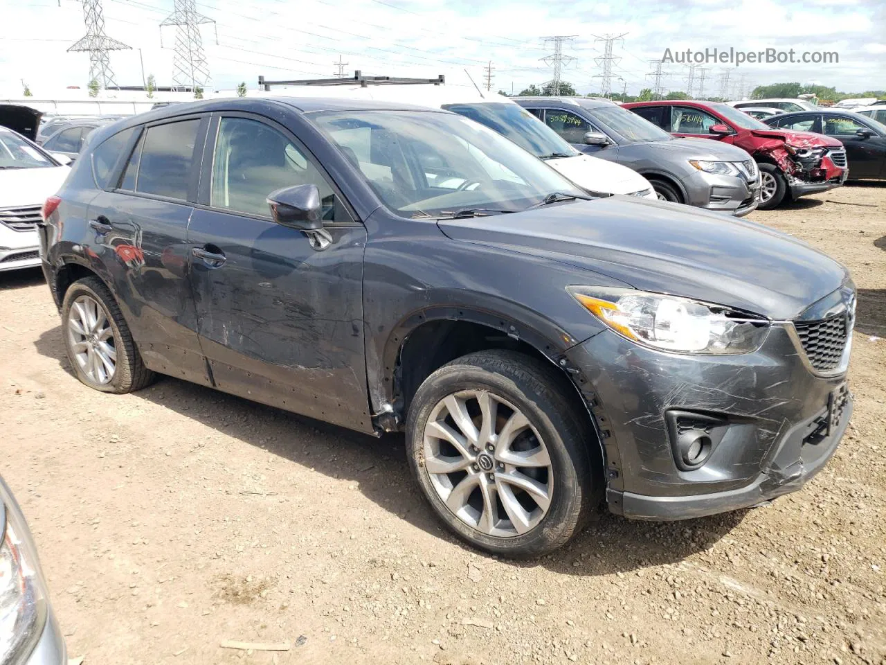 2015 Mazda Cx-5 Gt Gray vin: JM3KE4DYXF0466617