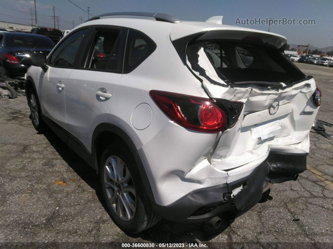 2015 Mazda Cx-5 Grand Touring White vin: JM3KE4DYXF0540795