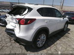 2015 Mazda Cx-5 Grand Touring White vin: JM3KE4DYXF0540795