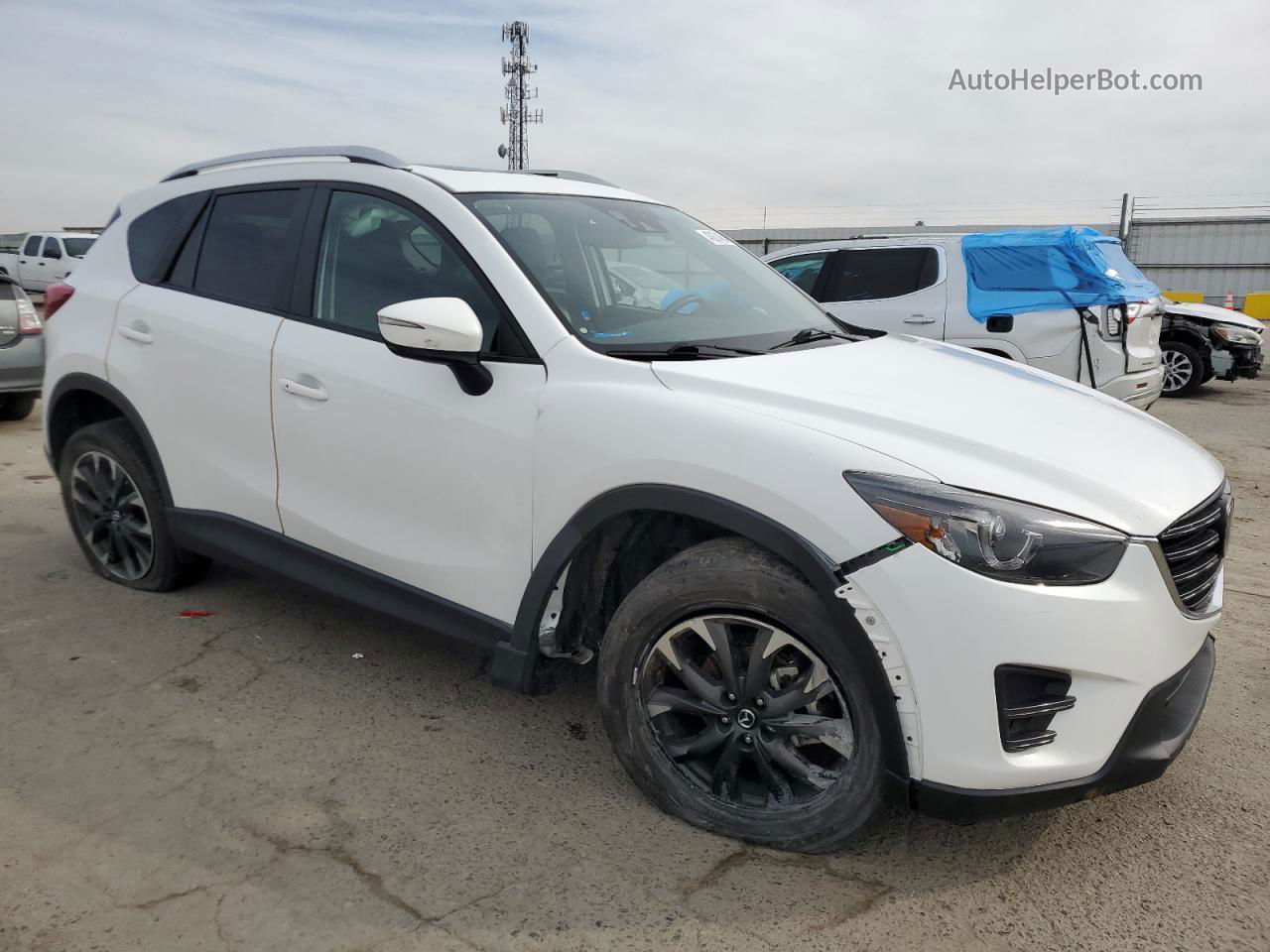 2016 Mazda Cx-5 Gt White vin: JM3KE4DYXG0738715