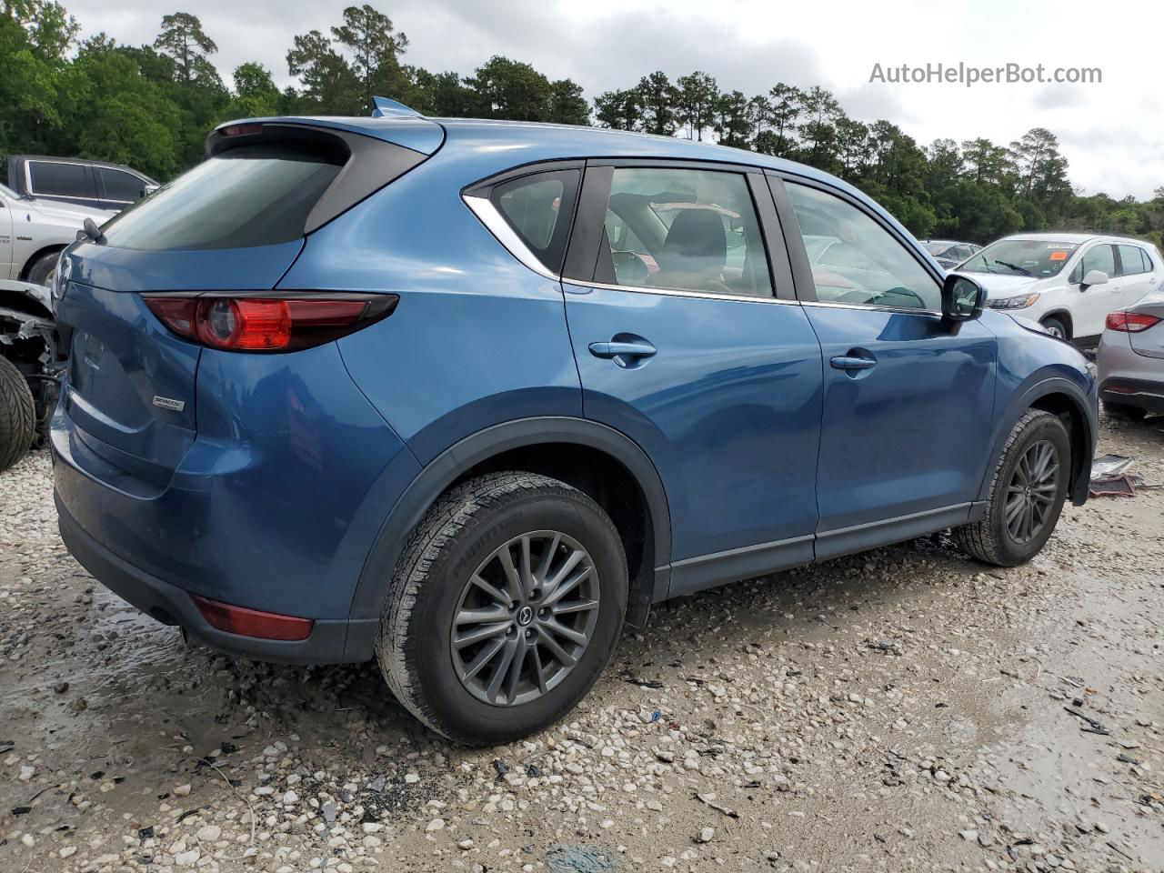 2017 Mazda Cx-5 Sport Blue vin: JM3KFABL3H0123976