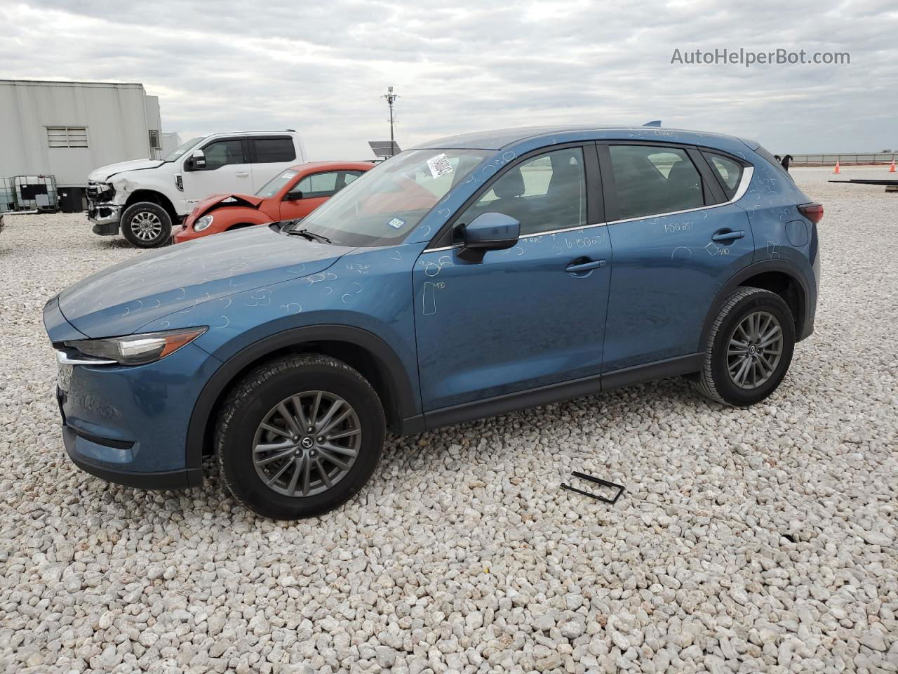 2017 Mazda Cx-5 Sport Blue vin: JM3KFABL5H0212478