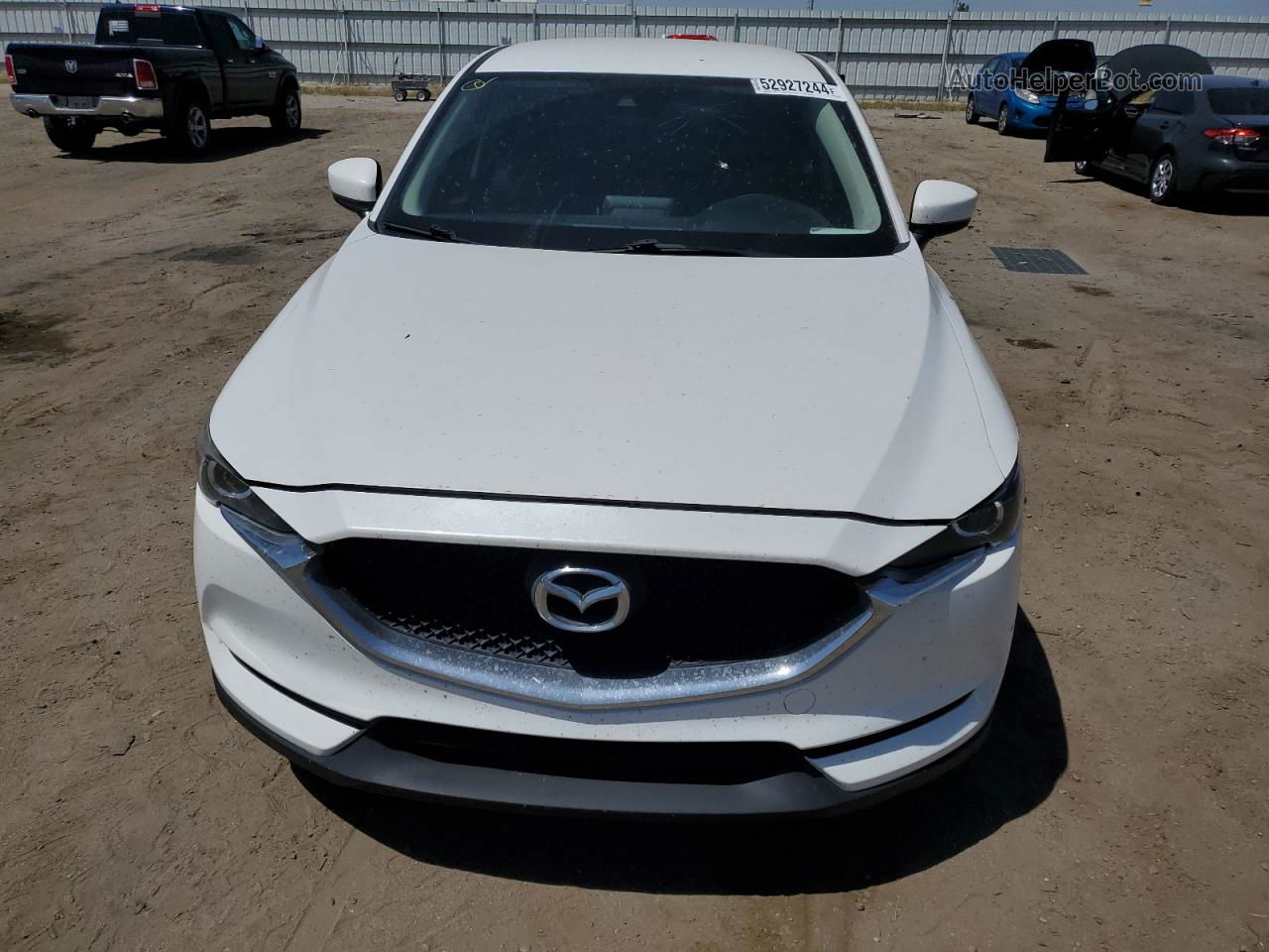 2017 Mazda Cx-5 Sport White vin: JM3KFABLXH0143951