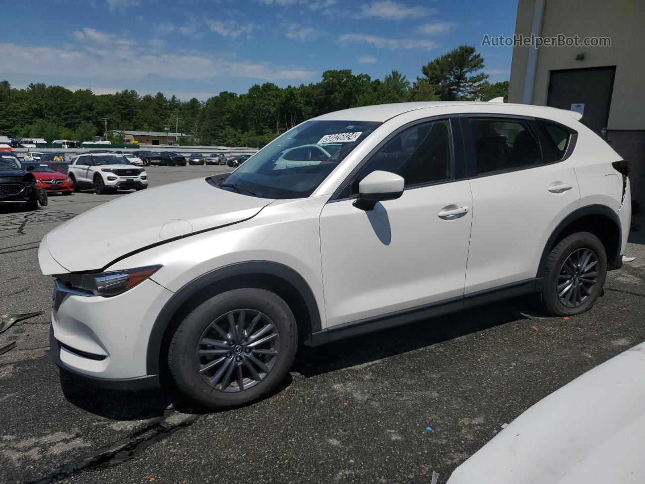 2019 Mazda Cx-5 Sport Белый vin: JM3KFABM0K0663575