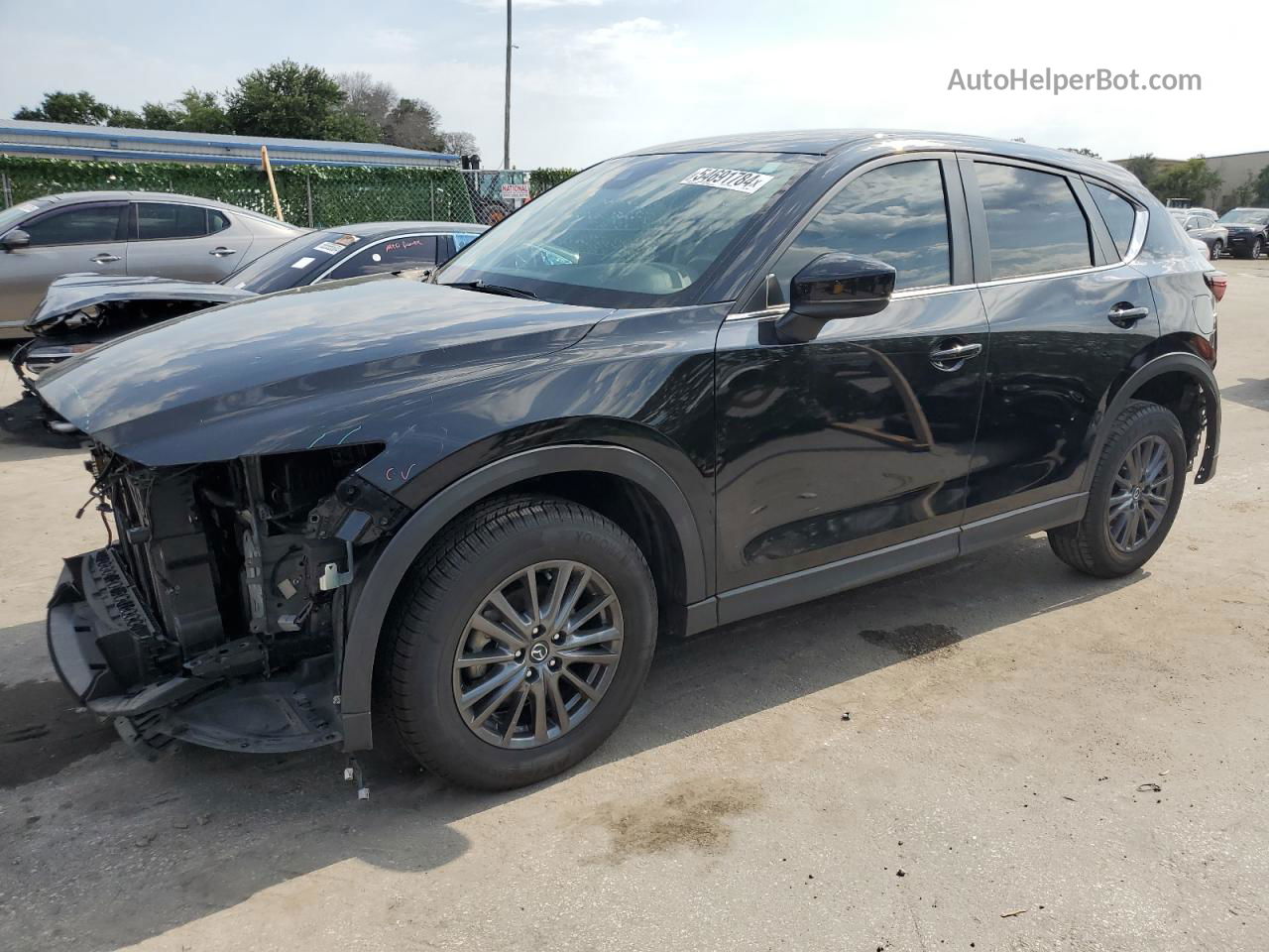 2021 Mazda Cx-5 Sport Black vin: JM3KFABM0M1352659