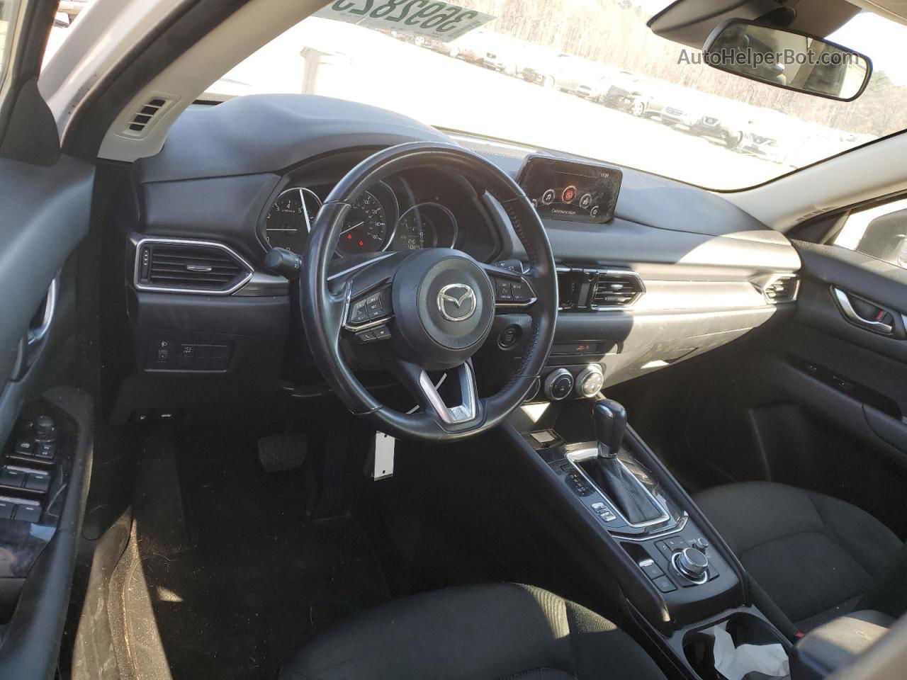 2019 Mazda Cx-5 Sport White vin: JM3KFABM1K0651516