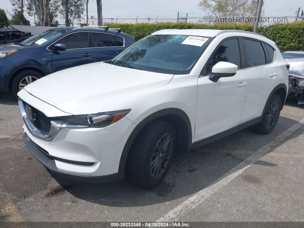 2021 Mazda Cx-5 Sport White vin: JM3KFABM1M0304447