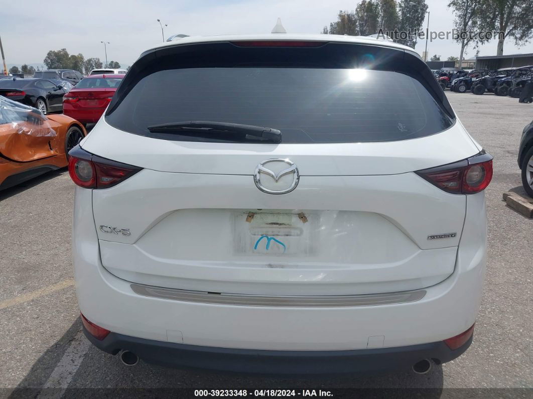 2021 Mazda Cx-5 Sport White vin: JM3KFABM1M0304447