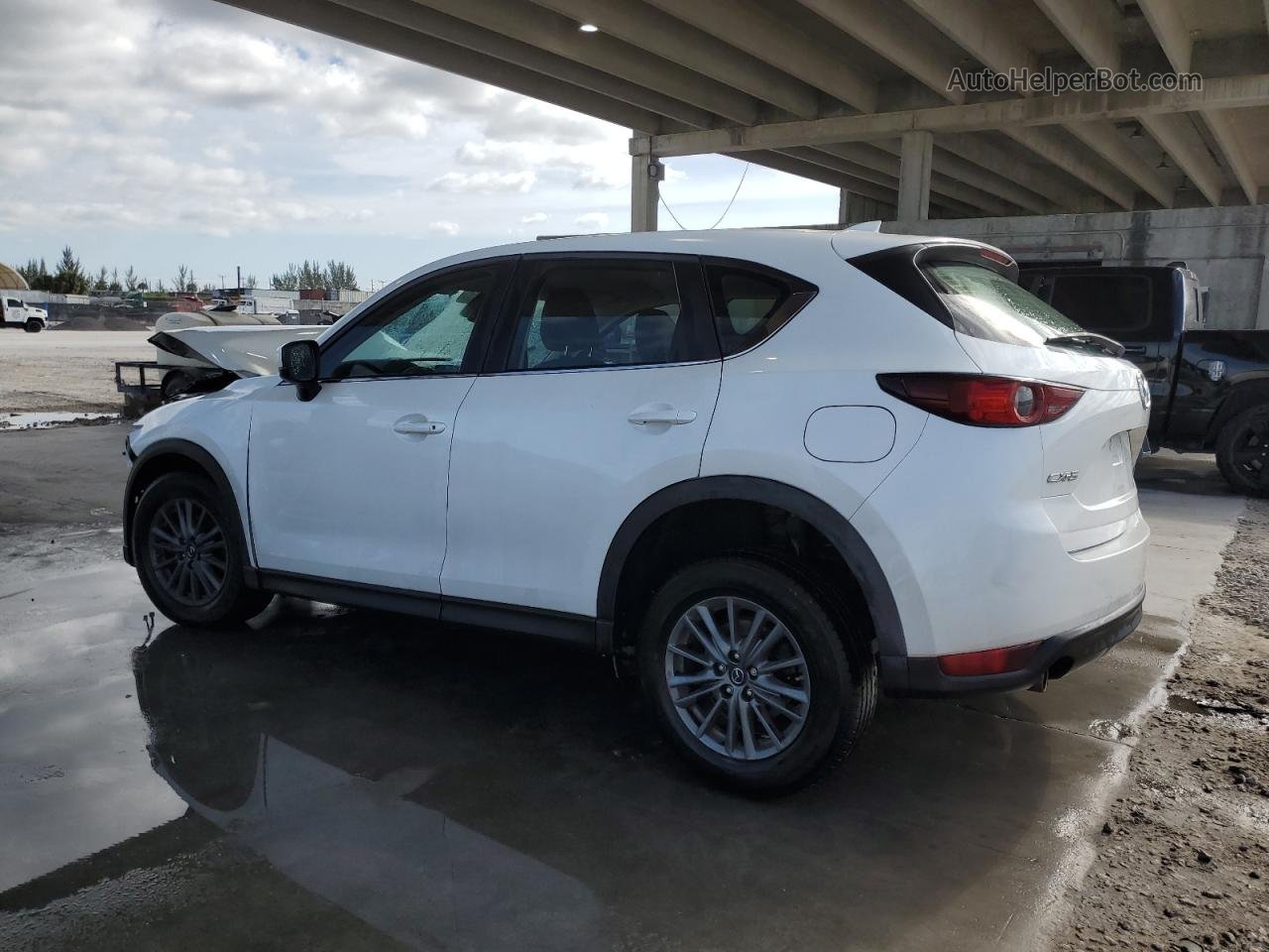 2019 Mazda Cx-5 Sport White vin: JM3KFABM2K1598674