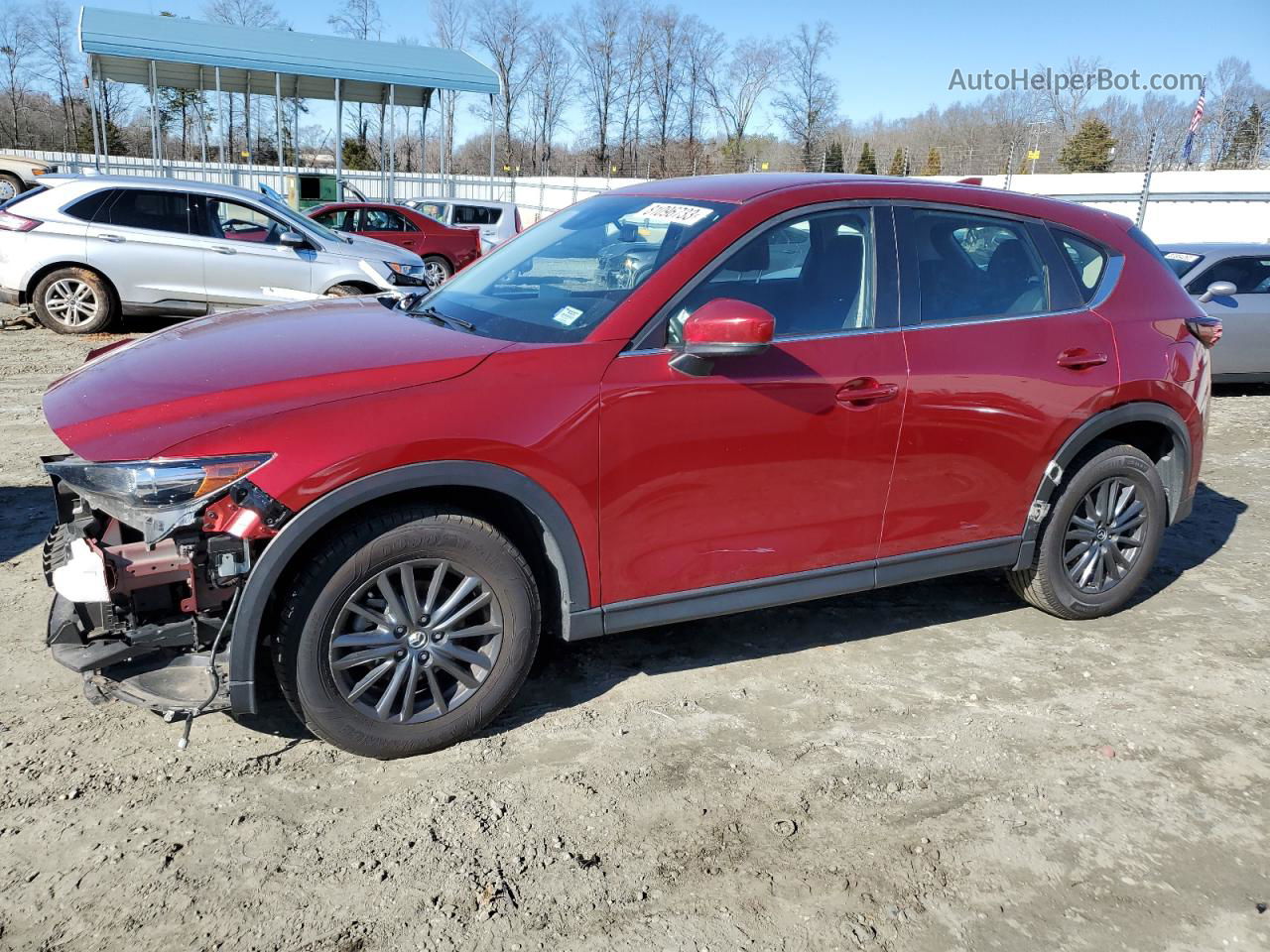 2021 Mazda Cx-5 Sport Red vin: JM3KFABM3M1302256