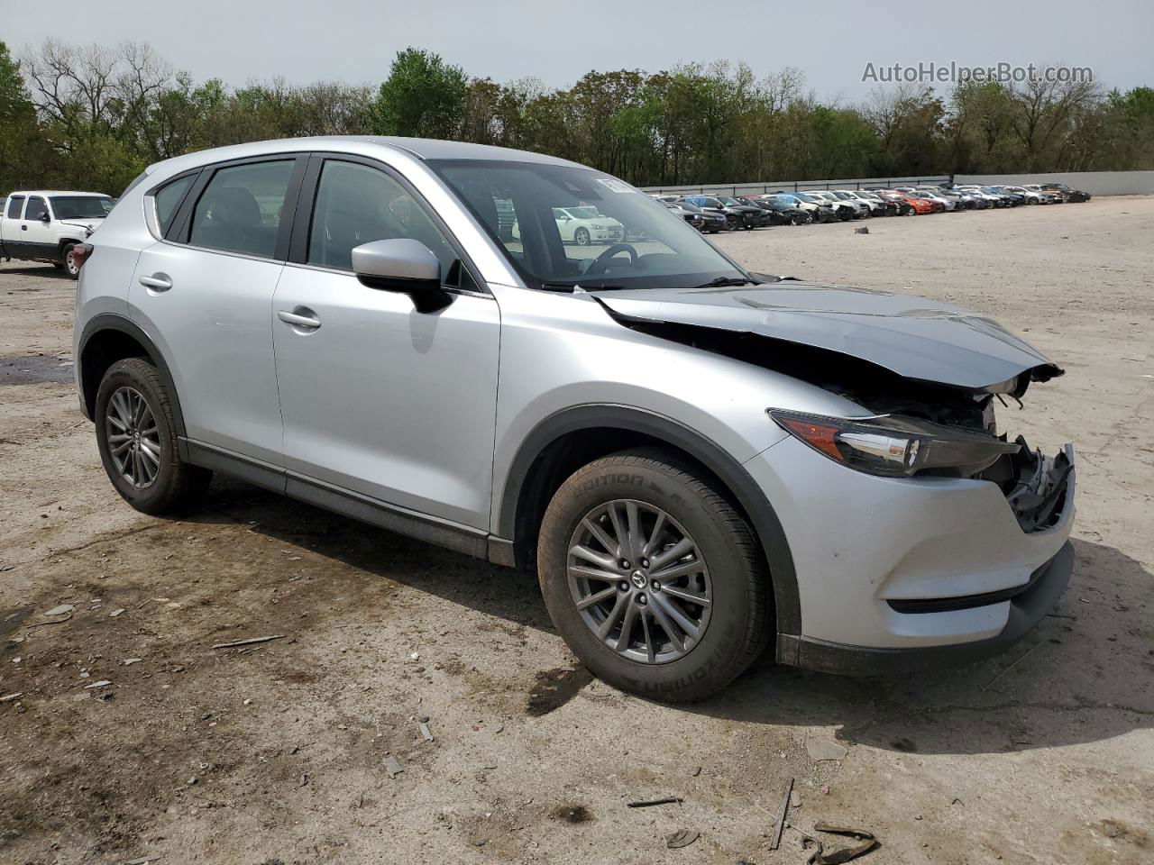 2019 Mazda Cx-5 Sport Silver vin: JM3KFABM4K1520171