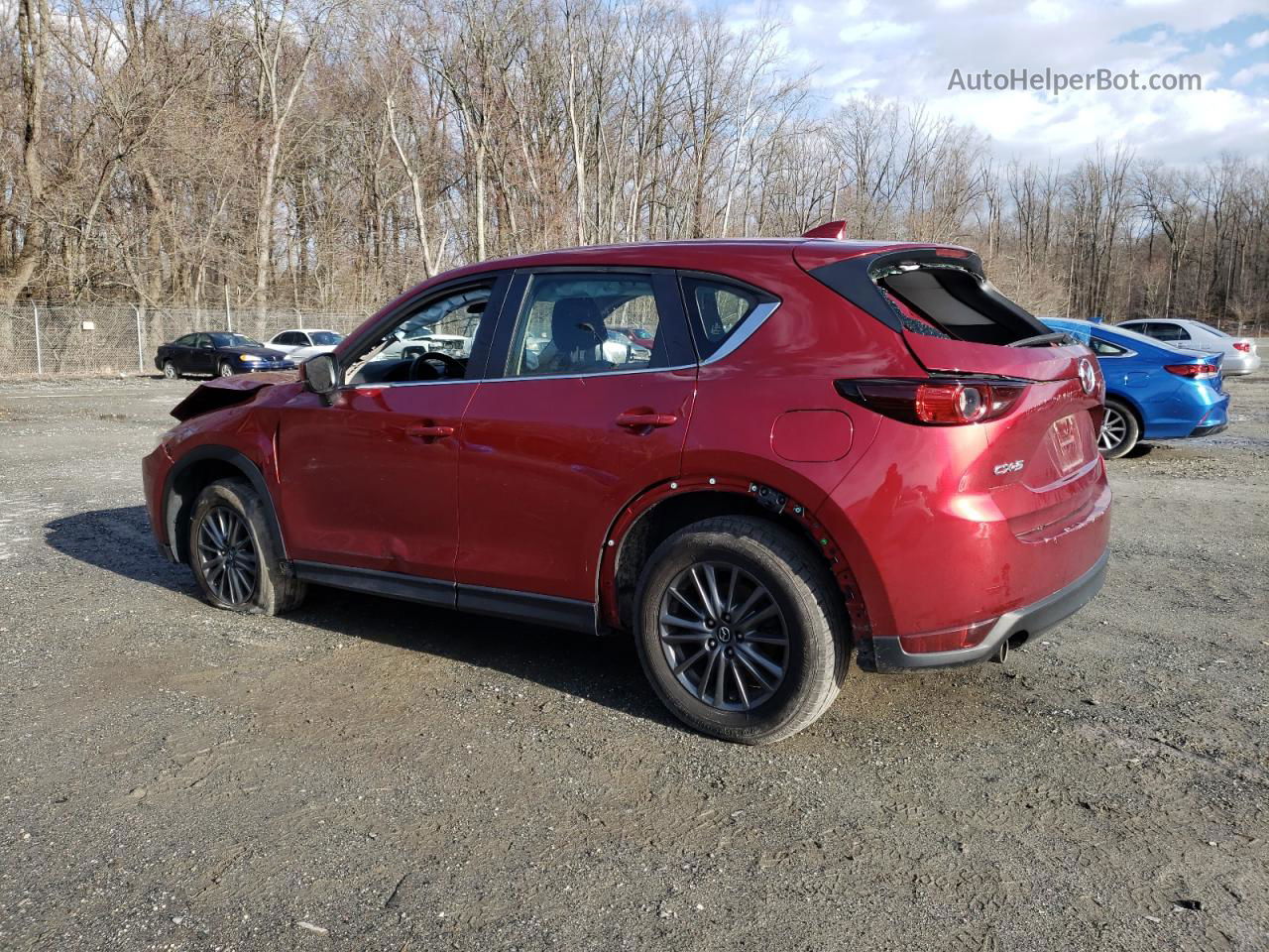 2019 Mazda Cx-5 Sport Red vin: JM3KFABM5K0540273