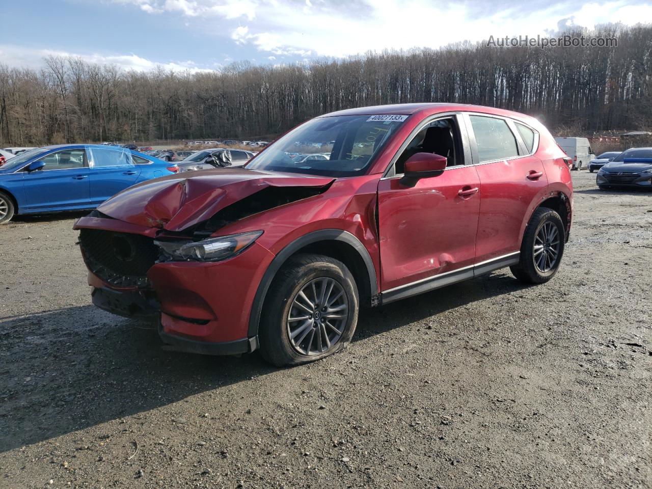 2019 Mazda Cx-5 Sport Red vin: JM3KFABM5K0540273