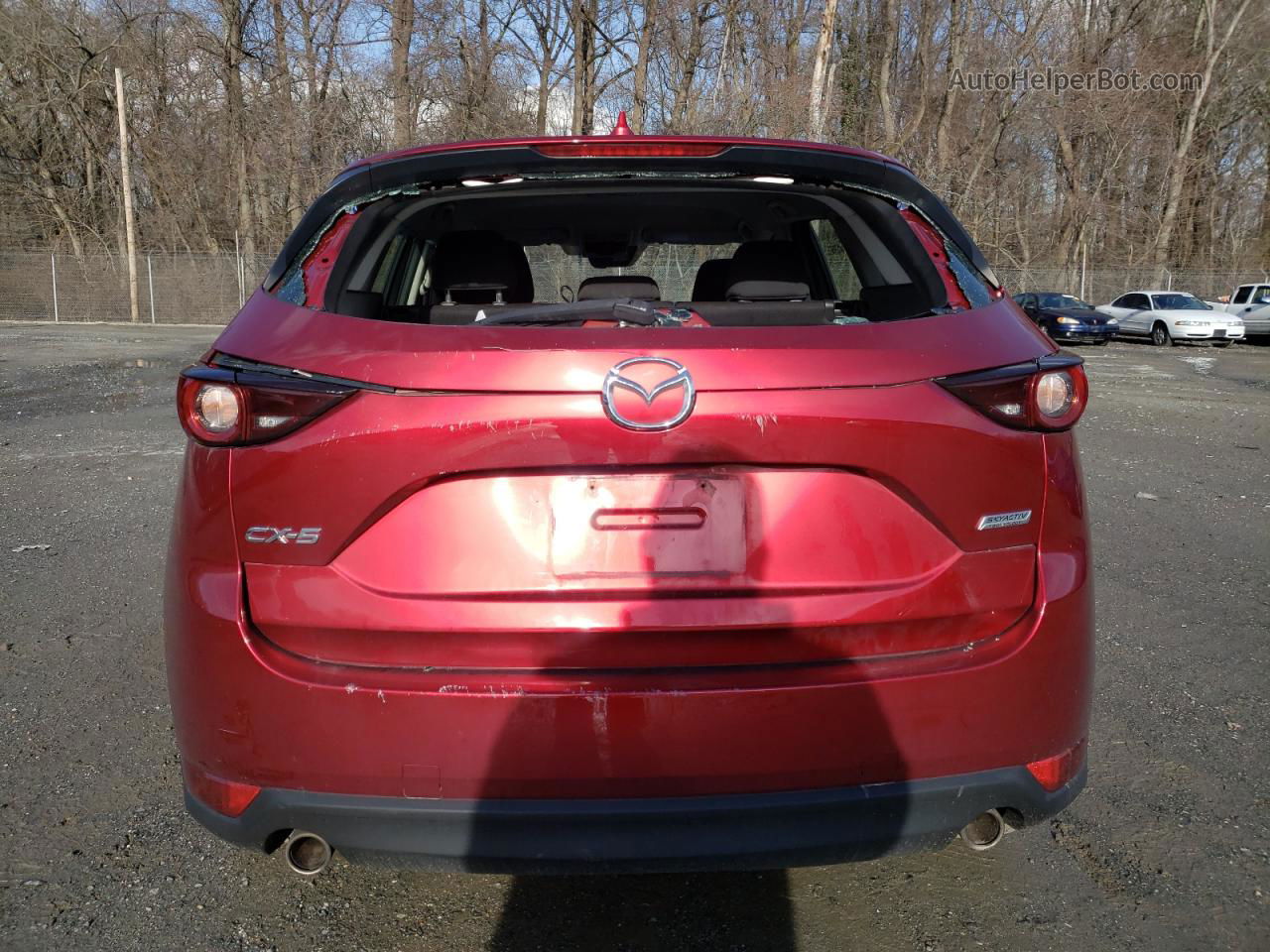 2019 Mazda Cx-5 Sport Red vin: JM3KFABM5K0540273