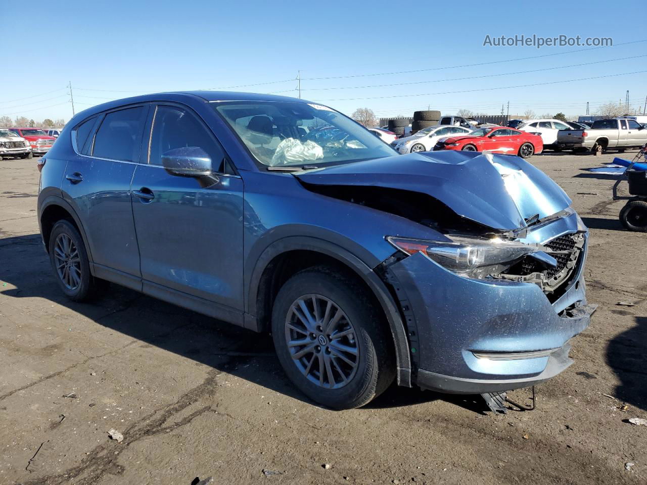 2019 Mazda Cx-5 Sport Синий vin: JM3KFABM5K0689590