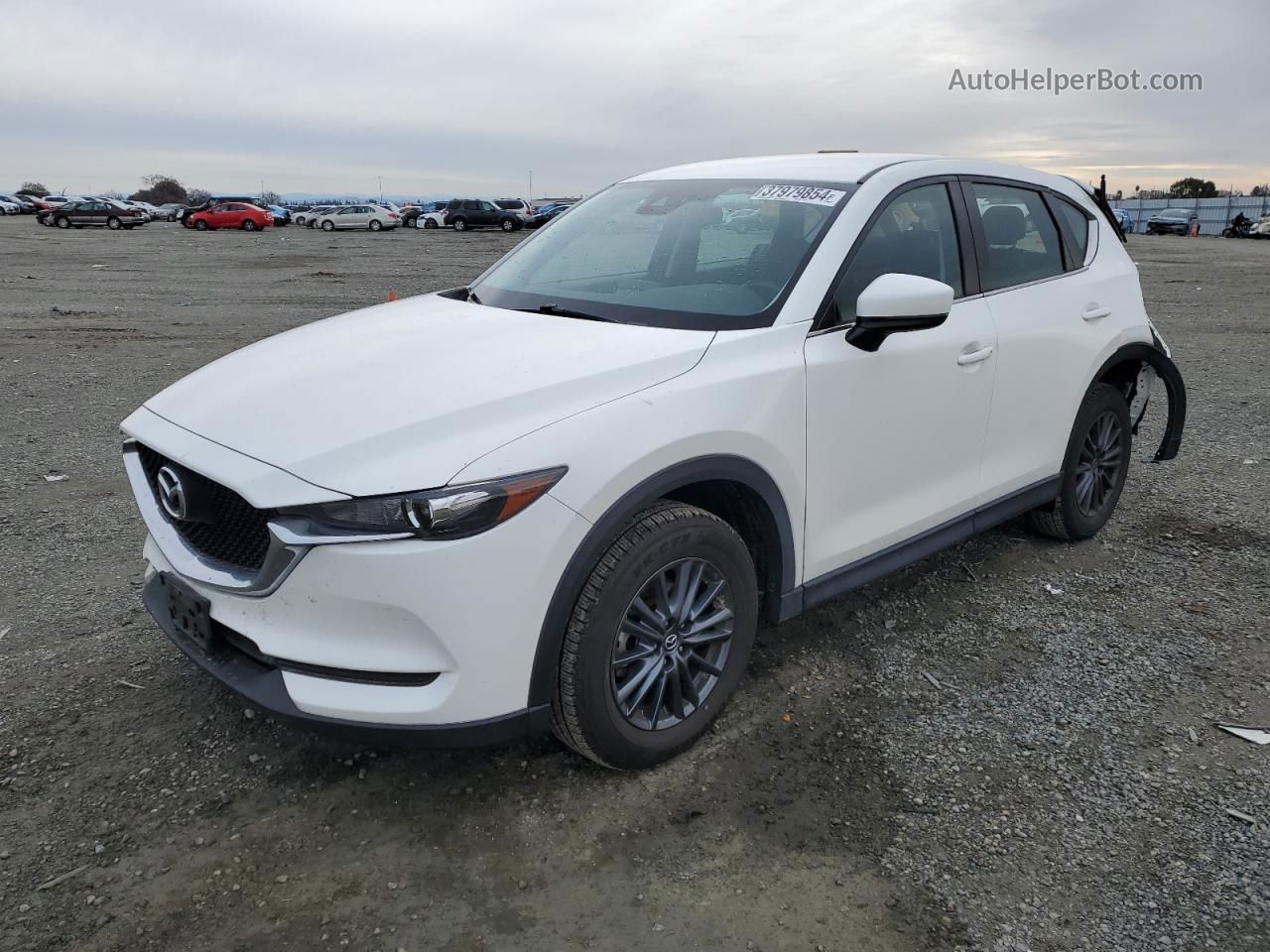 2019 Mazda Cx-5 Sport White vin: JM3KFABM5K0697219