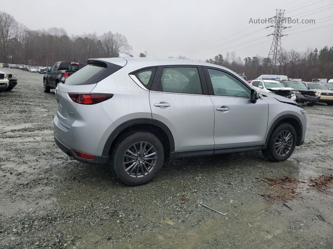 2019 Mazda Cx-5 Sport Silver vin: JM3KFABM6K0577316