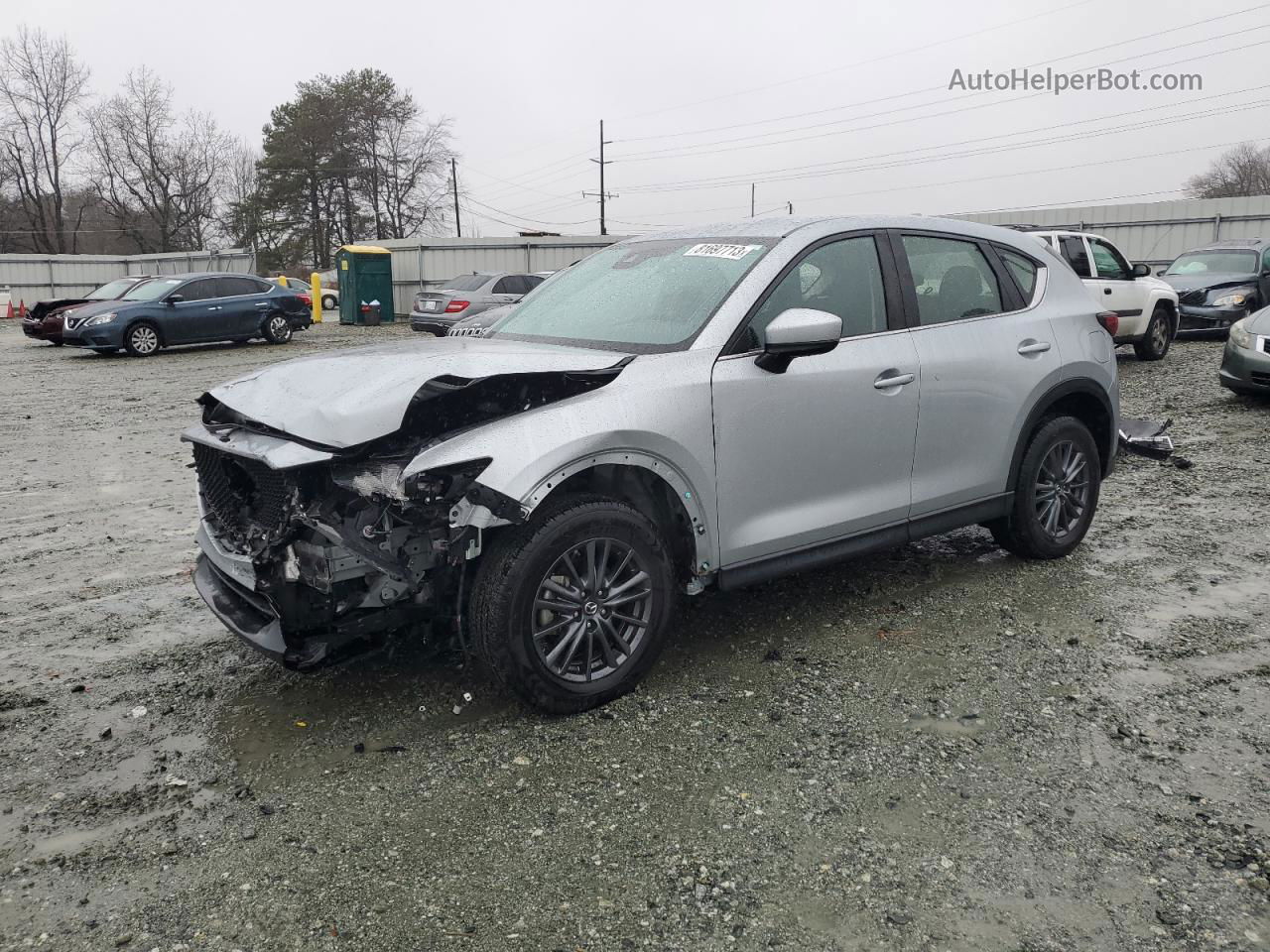 2019 Mazda Cx-5 Sport Silver vin: JM3KFABM6K0577316